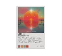 ZYNPCX Imagine Dragons LoomWaterproof Poster Art Living Room Wall Bedroom Decoration Home Office And Gift Preparation Exquisite Gifts for Giving to People24x36inch(60x90cm) Imagine Dragons Loom