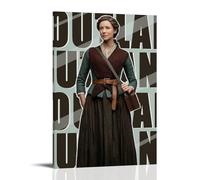 ZYNPCX OutlanderWaterproof Poster Art Living Room Wall Bedroom Decoration Home Office And Gift Preparation Exquisite Gifts for Giving to People16x24inch(40x60cm) Outlander