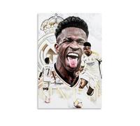 ZYNPCX Vinícius Júnior Waterproof Poster Art Living Room Wall Bedroom Decoration Home Office And Gift Preparation Exquisite Gifts for Giving to People 12x18inch(30x45cm) Unframe-style