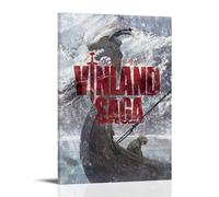 ZYNPCX Vinland Saga Waterproof Poster Art Living Room Wall Bedroom Decoration Home Office And Gift Preparation Exquisite Gifts for Giving to People 08x12inch(20x30cm) Frame-style