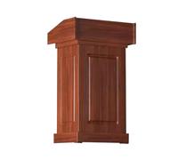Zynqra Large Portable Lectern,Stand Up Church Pulpit,All-in-One Storage Lecture Podium: Spacious Top with Cable Management for Speakers, Speeches and Other Occasions(Red)