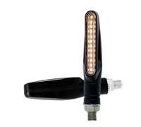Zynther A Pair Of Universal Motorcycle Accessories Turn for Signal Light 12V IP68 Flasher Indicator Blinker Rear Lights Lamp Motorbike Turning Indicators(Yellow)