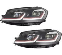 Zynther automotive headlight assembly Headlamps Assembly For VW For Golf 7 2013-2015 2016 2017 For .5 Headlight(Red line)