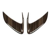 Zynther Inside Door Latch Handle 2PCS Car Inner Door Bowl Trim Cover Handle Panel Frame Panel Interior Accessories for Toyota for Yaris for Cross(Peach Wood Grain)