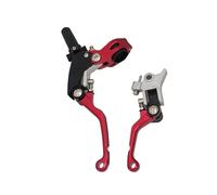 Zynther Motorcycle Brake Clutch Lever Anti-Fall Folding Clutch Brake Handlebar Support Motorcycle Body Systems Lever(Red)
