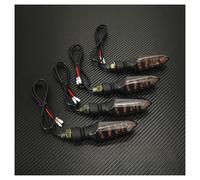 Zynther Motorcycle Turn for Signal Light Amber Lamp Indicators Scooters Blinkers Universal For Kawasaki Motorbike Turning Indicators(Two pair)