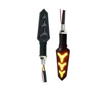 Zynther Motorcycle Turn for Signals for Signal Lights Indicators Front Rear Universal Brake Flowing Motorbike Turning Indicators(Yellow)