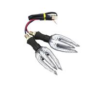 Zynther Pair Motorcycle Turn for Signal Lamps Flowing Left Right Signals Running Lights Indicators Blinkers For Kawasaki Motorbike Turning Indicators