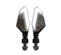 Zynther Pair Motorcycle Turn for Signal Light DRL Daytime Running Lights Indicator Blinker Lamp For Kawasaki For Hayabusa For Yamaha Motorbike Turning Indicators(CX-TSL-20-WHYE)