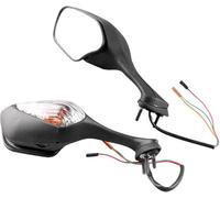 Zynther Side wing mirror glass lens Side Mirrors Light Indicator Rearview Rear View Side Wing Mirrors For CBR1000RR For CBR 1000RR 2008 2009 2010 2011