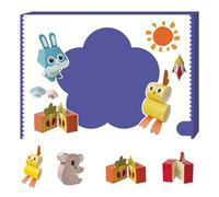 Zyntora 3D Paper Craft Kit,Handmade 3D Paper Sculpture - Educational Craft Set for Beginners Kids Teens Boys Girls School Classroom Home Decor Lovers Special Occasion