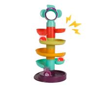 Zyntora Ball Drop Tower, Toddler Ball Drop Tower Stacking Toys, Interactive Preschool Learning Activities for Home Kindergarten Classroom Boys School Indoor Girls Travel Birthday