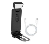Zyntora Book Light - Light for Reading Books at Night Rechargeable 45-Minute Timer - Portable Desk Lamp with 6 Level Brightness for Bedside Table Craft Table Piano Practice