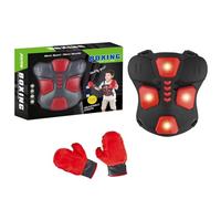 Zyntora Boxing Protective Gear,Interactive Lighted Jacket with Gloves | Kids Boxing Belly Pad - for Play Home Training Lifestyle Indoor Game Activity Family Exercise Competition