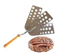 Zyntora Burger Flipper - Stainless Steel Griddle Scraper and Pancake Flipper,Hamburger Turning Press Tool for Steak Pancake Egg Fish Griddle Cooking