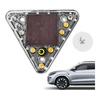 Zyntora Car Rear Brake Tail Light - Anti-Collision Solar Car Rear Warning Lamp | Easy Installation Safety Automotive Lights for Trailer RV Sedan Pickup