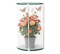 Zyntora Caterpillar Habitat - Foldable Mesh Clear Heavy Duty Cage Tent,Caterpillar Butterfly Growing House,for Garden Farm Patio Balcony Lawn House