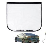 Zyntora EV Charging Port Dustproof Cover | Magnetic Strip And PVC Transparent Black Edge Rain Cover | EV Charging Port Dustproof Covers | Rain Covers For Electric Car Charger