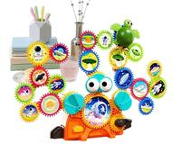 Zyntora Gear Building Toy - Learning Game,Gear Interlocking Sets,for Boys Girls Kids Party Home Preschool School Travel Beach