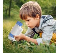 Zyntora Kids Handheld Microscope - 60-120X Handheld Educational Toy - with LED Light Children's Microscope | for Boys Girls Teens Classroom Study Garden Courtyard Camping School Activity