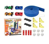 Zyntora Kids Race Track Set,Cool Vehicles Playset - Car Racing Track,for Boy Toddler Christmas Home Travel School Kindergarten Nursery