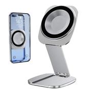 Zyntora Magnetic Phone Mount - Foldable Phone Tablet Holder | Rotatable Outdoor Tablet Stand,for Women Men Gym Selfie Home Outdoor Truck Travel Desk