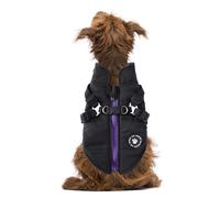 Zyntora Padded Vest Dog Jacket | Waterproof Jackets with Harness and D Rings,Pet Warm Jacket Small Dog Vest Harness Puppy Winter Cold Weather Coat