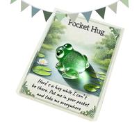 Zyntora Pocket Animal - Get a Cute Animal Hug Pal Card | Encouragement Toy Figures for Family Friends Students Easter Birthday School Christmas