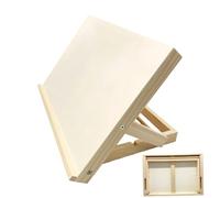 Zyntora Tabletop Art Easel - Wooden Adjustable Angle Foldable Board - Foldable Painting Easel Tabletop - for Adults Children Beginners Teens Artists Studio Canvas Drafting Drawing