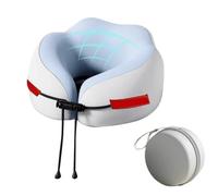 Zyntora Travel Pillows for Airplanes,Airplane Neck Pillow Comfort Headrest | Memory Foam Head Rest with Storage Box for Sleeping Napping Kids Adults Work Long Flight Train Car Road Trip Traveling
