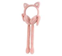 Zyntora Winter Earmuffs for Women,Soft Comfort Wrap | with Movable Rabbit Ears Animal Earmuffs - for Commuting, Outdoor, Sports, Cycling, Fall, Skiing, Lady, Youth, Kids