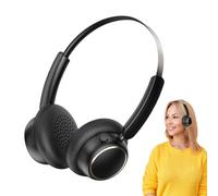 Zyntora Wireless Headset for Music,Over The Ear Headset Noise Canceling - Audio Entertainment Earphones, Comfortable Retro Design for Women Men Adults Teens All-Day Use