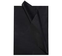 ZYOOO 50 Sheets 70cm x 50cm Halloween Black Tissue Paper for Wrapping Gifts,Wine,DIY Art Craft Decoration