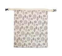 ZYOUQI Artisanal Bread Storage Combining Natural Cotton Lining and Roll Top Closure for Refrigerator Organization Home Sourdough Starter Bag