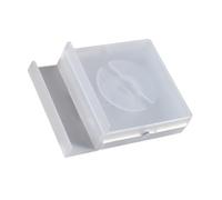 ZYOUQI Clear Data Cord Organiser Box with Water Feature Lightweight Portable Wire Storage for Electronics Cable Organiser, A, Mass Beauty