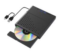 ZYOUQI External CDs DVDs Drive for Laptop USB3.0 2.0 Type C CDs DVDs Player for Laptop, ROM Disk Drive Portable Burners External