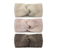 ZYOUQI Headbands Fun Bowknot Thick Knitting Headpiece for Winter Skiing Hiking Outdoor Activities Photo Props Keep You Warm Adjustable Fashion Hair Accessories