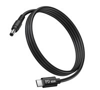 ZYOUQI Plugs and Play Type C to DC5.5 65WPD Cable Facilitating Quick Connection to Multiple Electronics in or Home Setting Fast Charging Cable