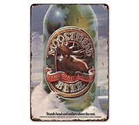 ZYPENG Wall Decor Tin Metal Signs Vintage 1984 Moosehead Canadian Lager Beer for Man Cave Home Wine Cellar Patio 8 x 12 inches