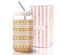 Zyphoria Hidden Message Coffee Mug -16oz Funny Secret Message Glass Cup, Boo Basket Gifts Fall Cup Gag Gifts Iced Coffee Tumbler for Friends, Family,Funny Office Gifts for Coworkers & Work Besties