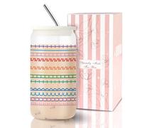 Zyphoria Hidden Message Coffee Mug -16oz Funny Secret Message Glass Cup, Boo Basket Gifts Fall Cup Gag Gifts Iced Coffee Tumbler for Friends, Family,Funny Office Gifts for Coworkers & Work Besties