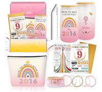 Zyphoria Unigue 9 Year Old Girl Birthday Gift 9th Birthday Gifts for Girls Set ldeas 2016,Cool Things for 9 Years Old TrendyBirthdays Present for Teen Girl, Happy 9th Birthdays Decorations for Girls