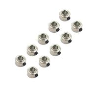 ZYPMoTo 10pcs Metal Wheel Lock Collar Shaft Sleeve Compatible with RC Airplane Landing Gear Compatible With 2. 1mm 3. 1mm 4. 1mm 5. 1mm Models Includes M3 Mount Hole Stopper Fixed Part(4.1mm)