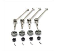 ZYPMoTo 12mm Metal Front Rear Propshaft Adapter Compatible With 144001 144002 144010 124016 124017 124018 124019 RC Car Upgrade Parts(Light Grey)