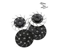 ZYPMoTo 12mm Metal Wheel Hex Hub Adapter With Brake Disc Compatible With 1 10 Scale RC Cars Like TT01 TT02 94123 D4 And Similar Models(Black)