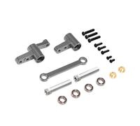 ZYPMoTo 14210 14209 H14BM 1 14 Scale RC Car Steering Upgrade Parts With Bearings Steering Column Shaft Compatible With Similar Models(Titanium)