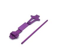 ZYPMoTo 144001 144002 RC Car Spare Parts Metal Upgrade Compatible With 1 10 Scale RC Models Includes Second Floor Plate And Central Drive Shaft Multi Color Options(PURPLE)