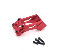 ZYPMoTo 144001 144010 124007 124017 124019 184016 Metal Tail Wing Mount Bracket Compatible with RC Car Upgrade Parts Compatible With Various 1 10 Scale RC Models(Red)