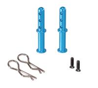 ZYPMoTo 144001 144010 144016 124016 124017 124018 124019 RIaarIo Metal Body Post Assembly Shell Column RC Car Upgrade Parts Compatible With Various RC Models(Blue)