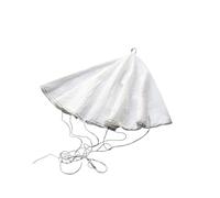ZYPMoTo 1PCS 70cm Round Parachute Cloth Tear Resistant Recyclable Anti Fall Protection Compatible with UAV Drone Landing Compatible With Most RC Aircraft Models(White 100cm)